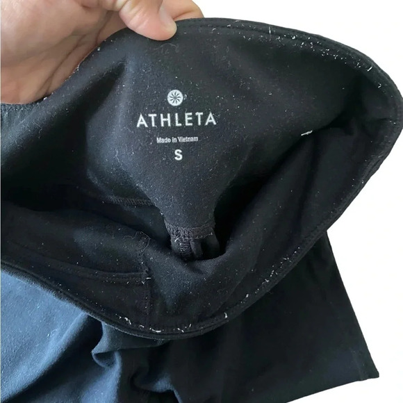 Athleta Set Of Two Body Leggings Blue & Black - Picture 11 of 15